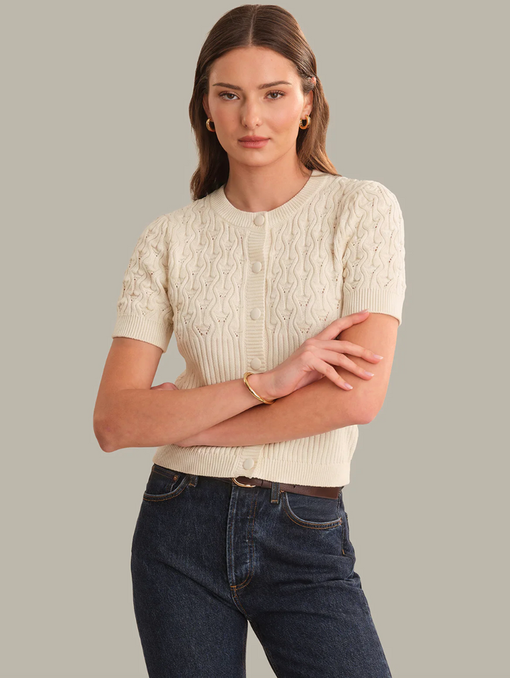 Cici Short Sleeve Cardigan