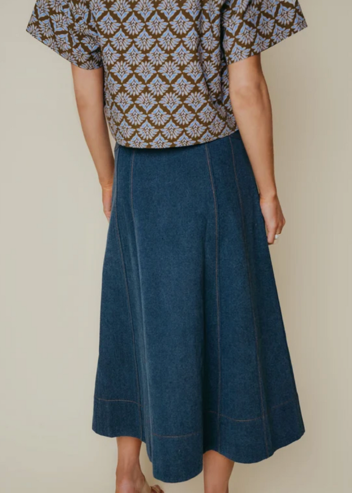 Silvie Skirt Dark Denim