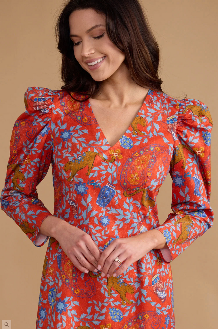 Emily Dress Leopard Raj