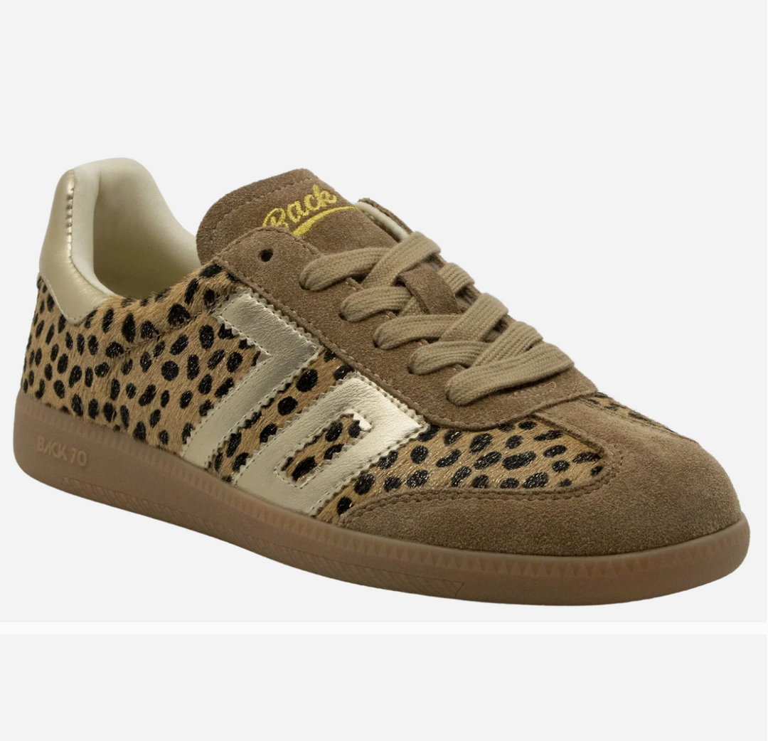 Cloud W26 Sneakers Leopard Gold