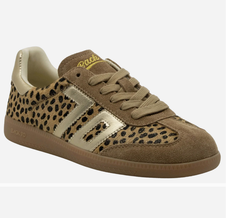 Cloud W26 Sneakers Leopard Gold