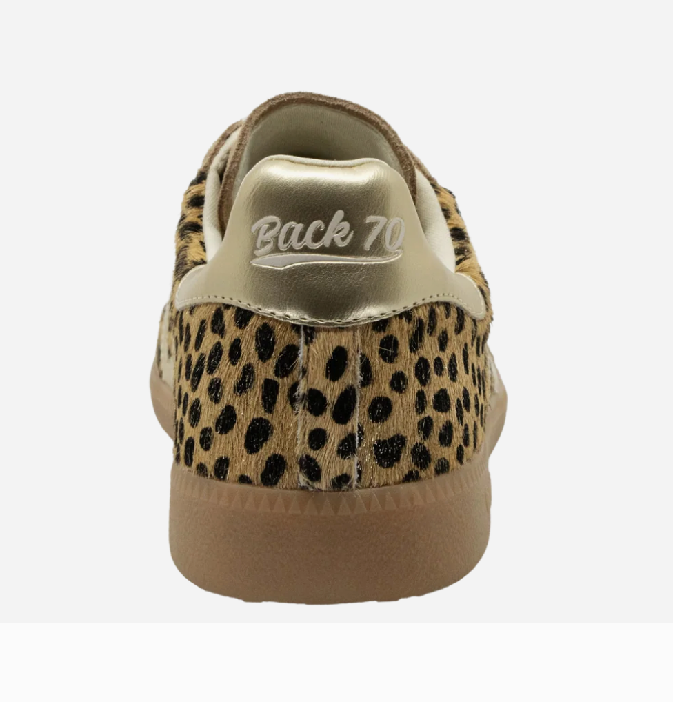 Cloud W26 Sneakers Leopard Gold