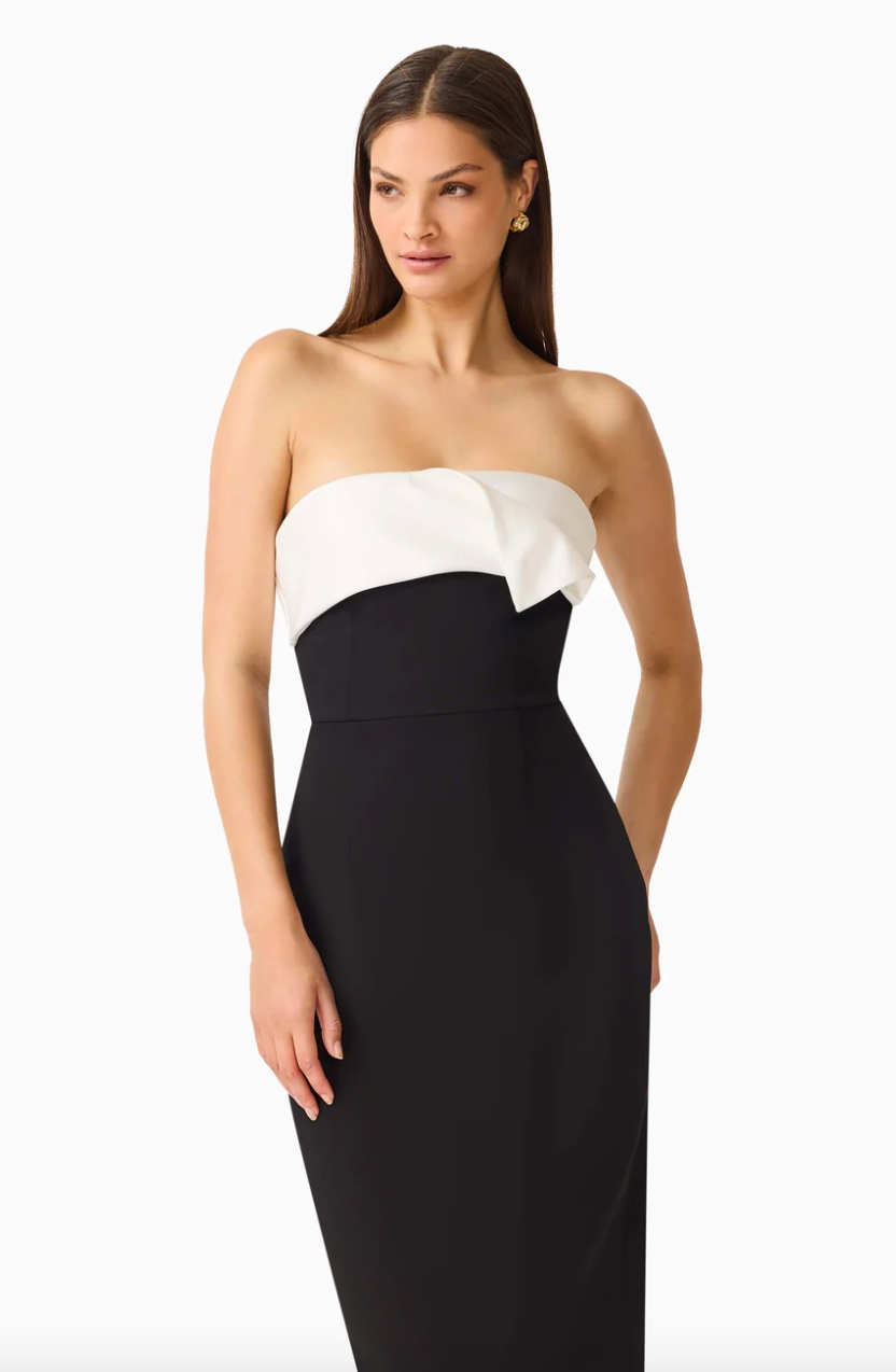Elysia Satin Midi Dress