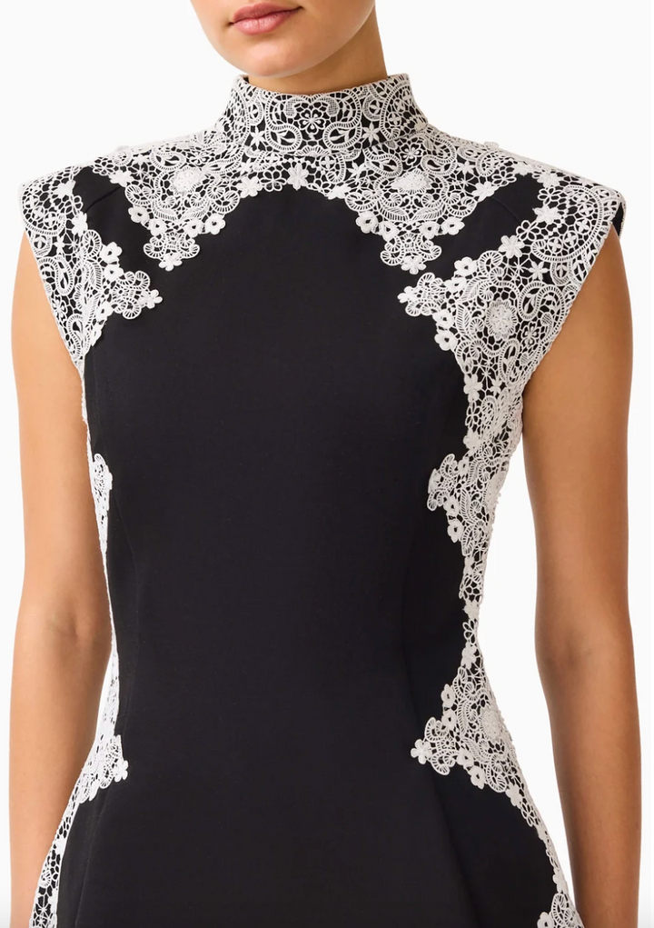 Elysia Lace Mini Tulip Dress