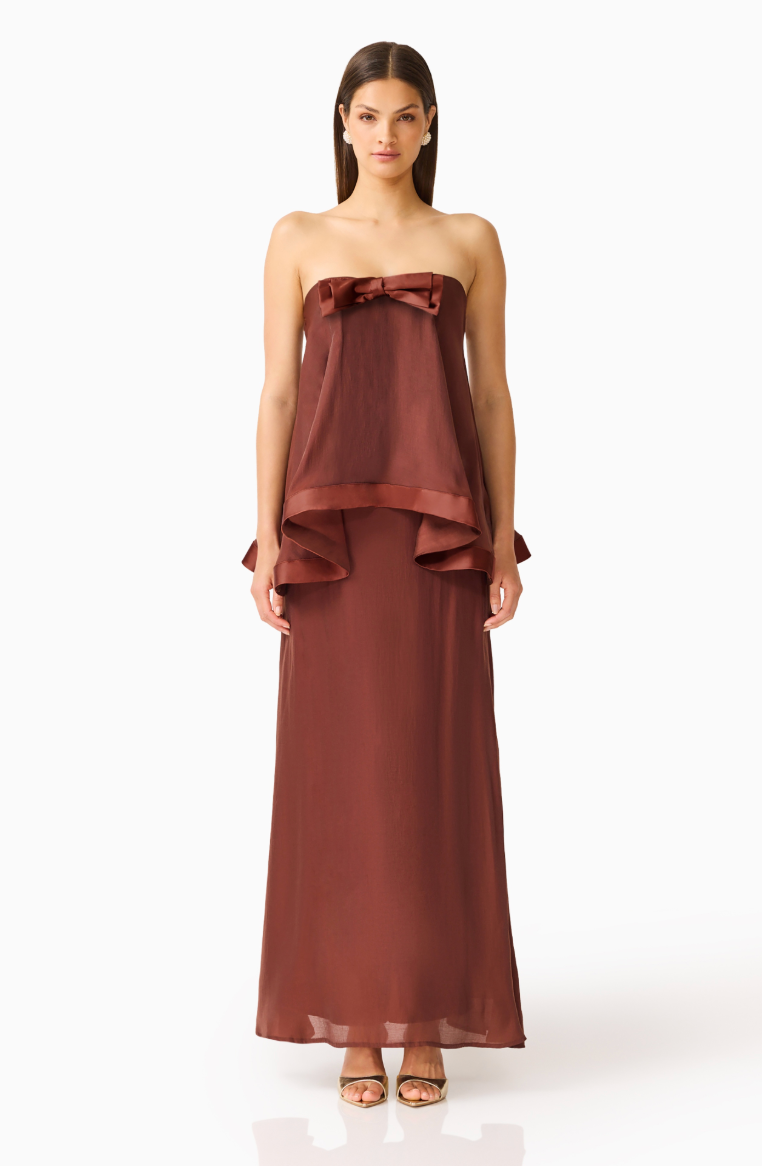 Rosera Satin Maxi Dress