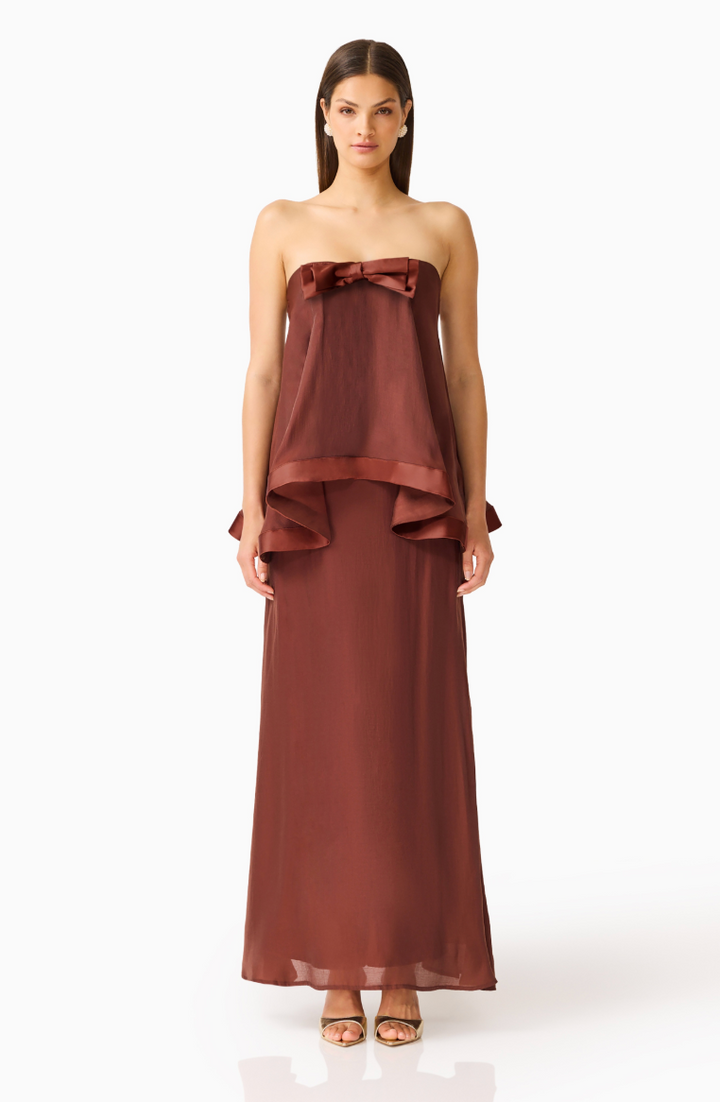 Rosera Satin Maxi Dress