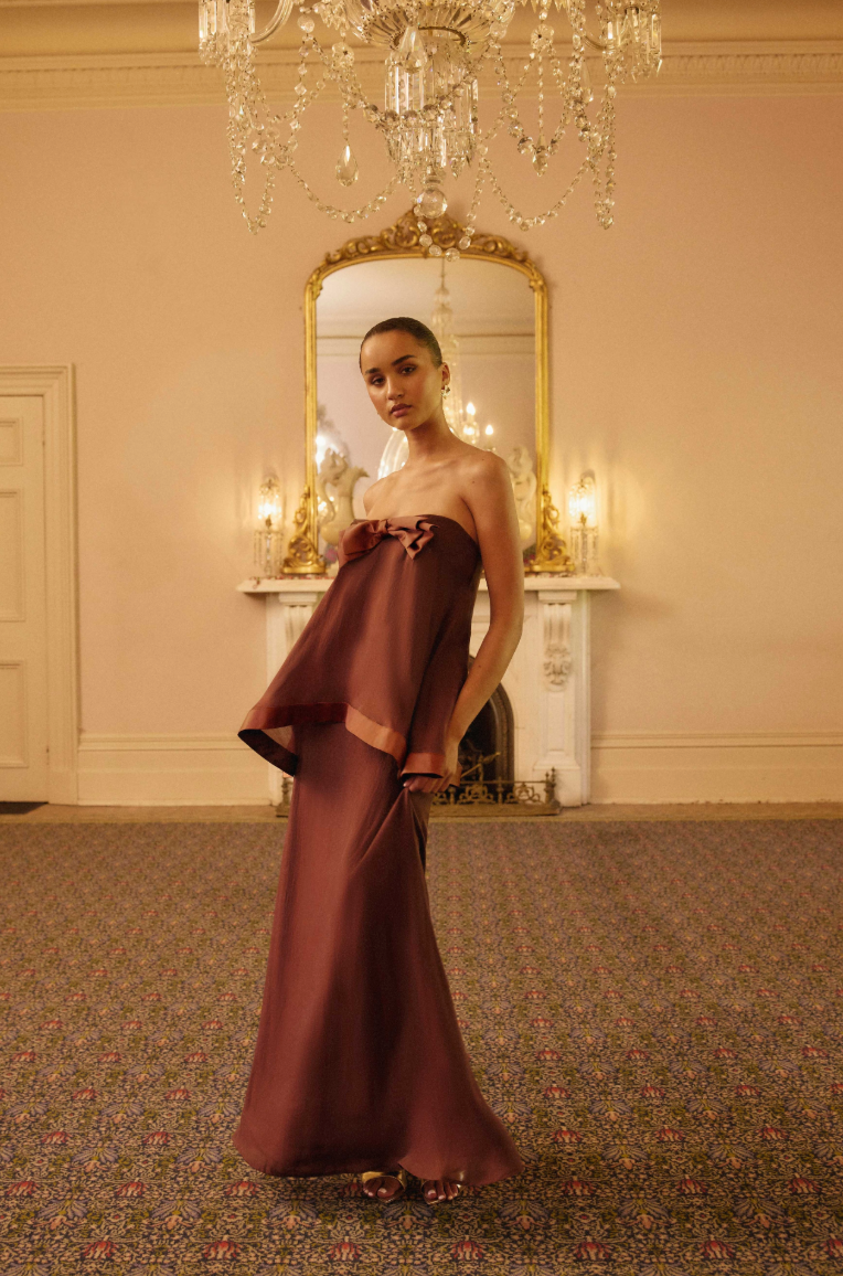 Rosera Satin Maxi Dress