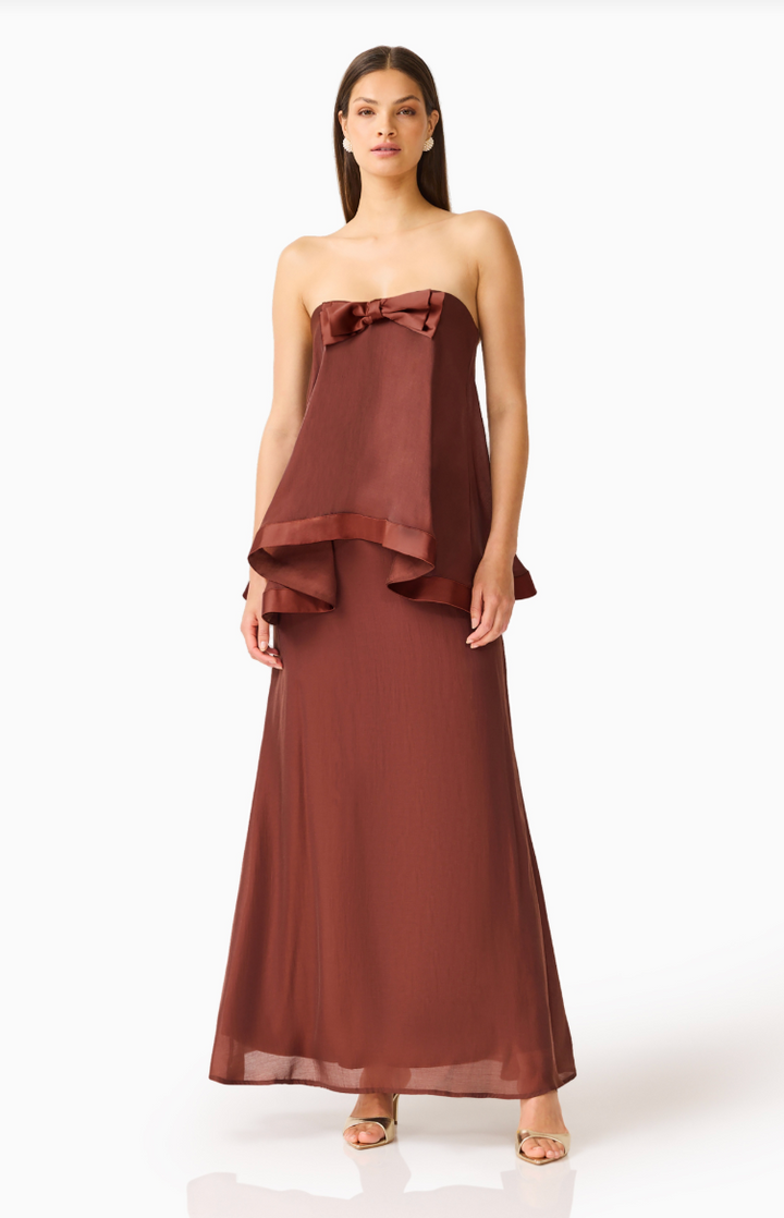 Rosera Satin Maxi Dress