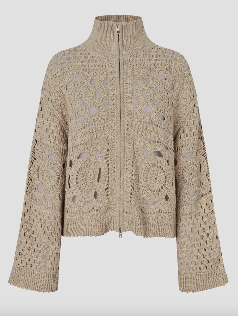 Crosette Knit Cardigan