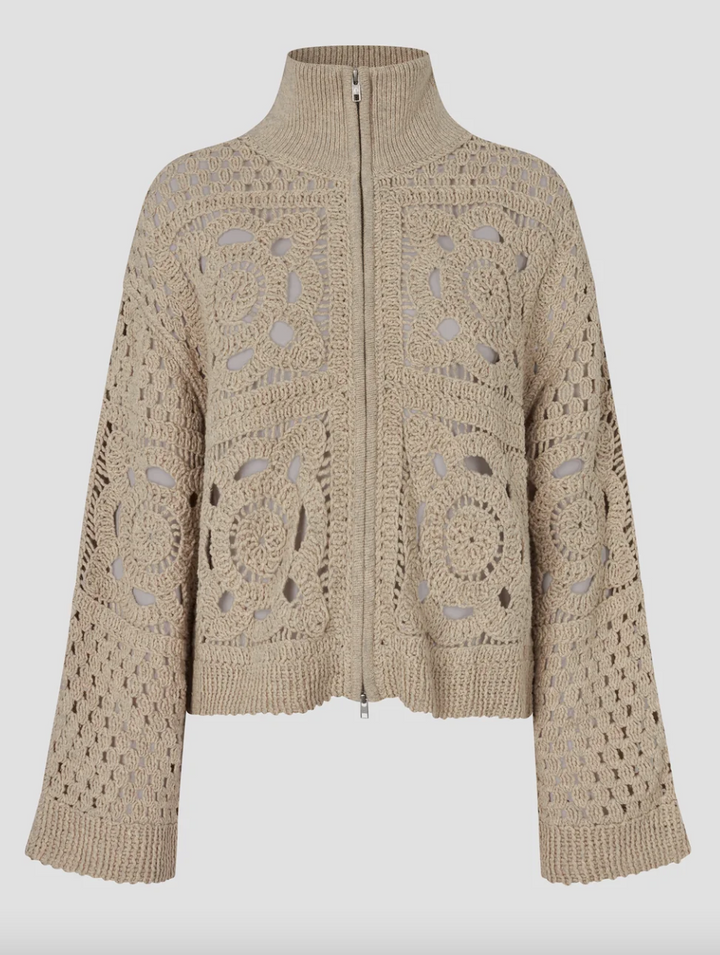 Crosette Knit Cardigan