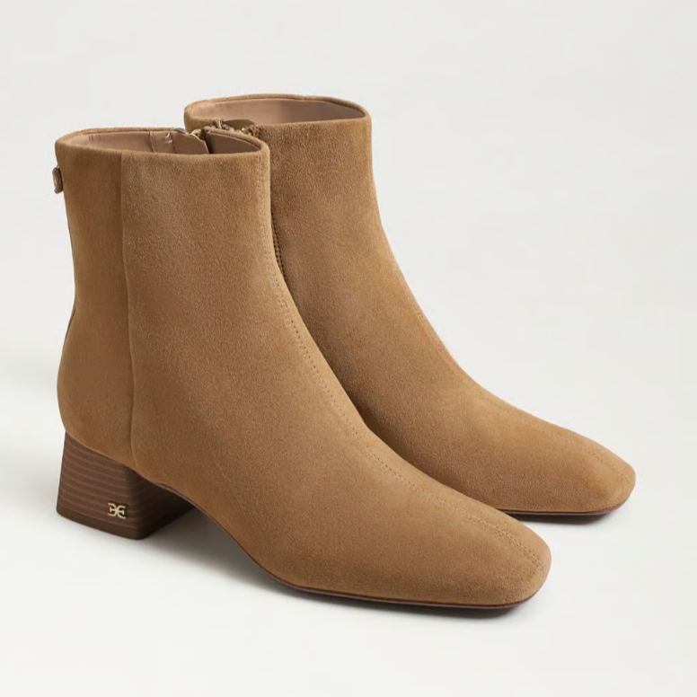 Paige Bootie Suede Cyprus Tan