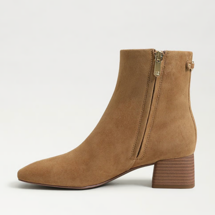 Paige Bootie Suede Cyprus Tan