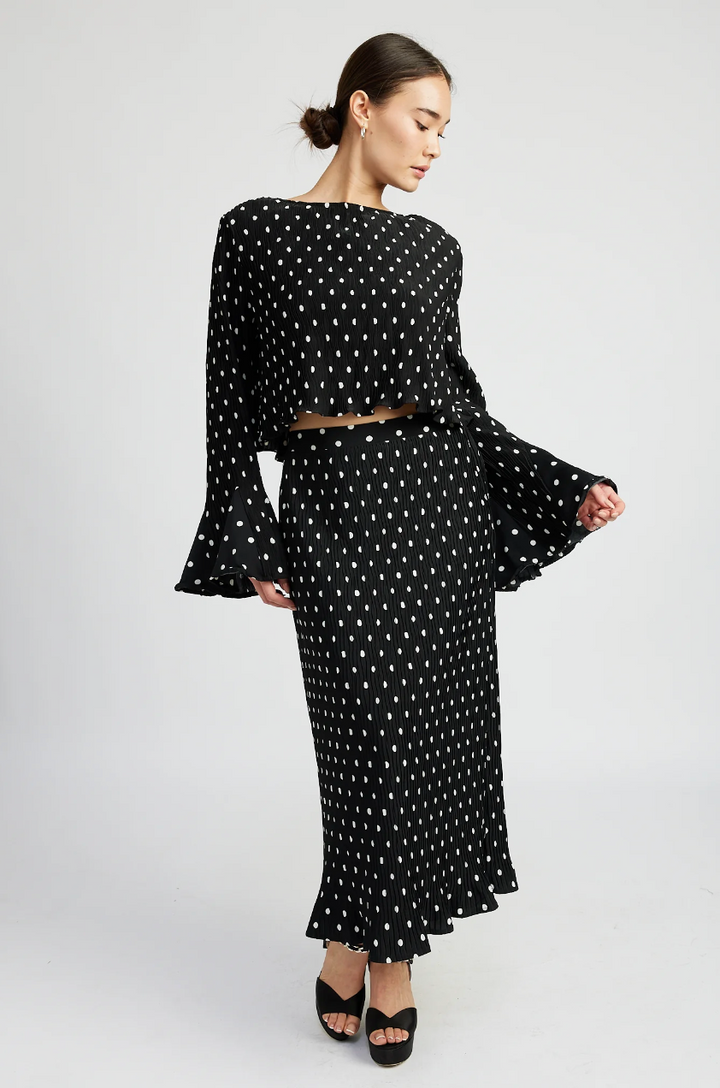 Emma Polka Dot Slip Skirt