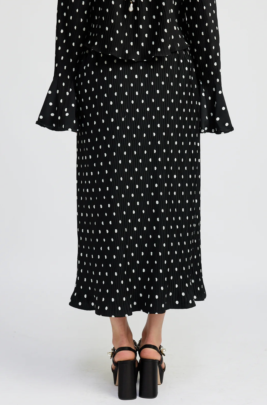 Emma Polka Dot Slip Skirt