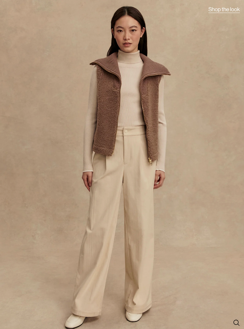 Aspen Gilet Ash Taupe