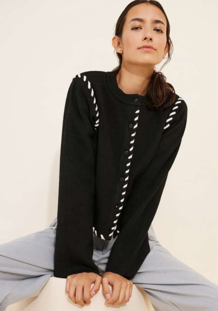 Dahlia Cardigan Black