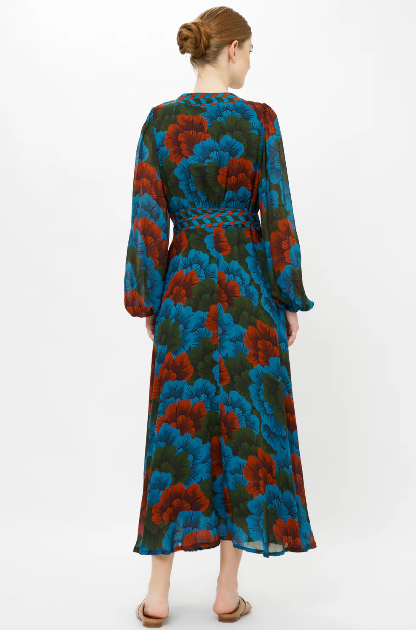 Wrap Dress Madrid Blue