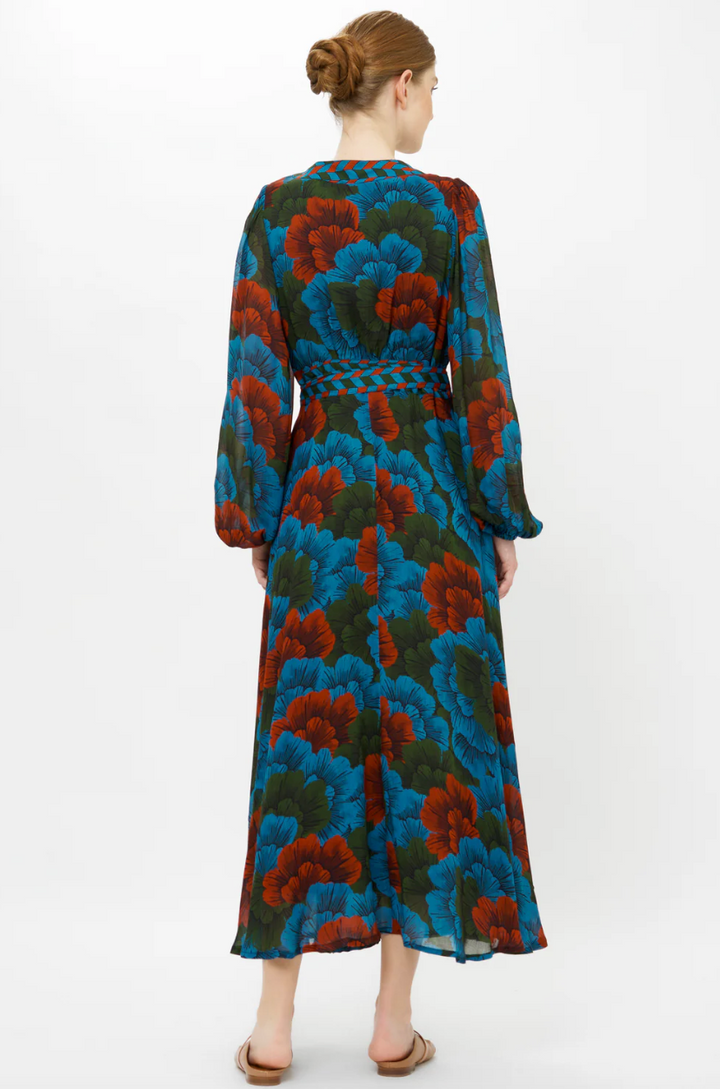 Wrap Dress Madrid Blue