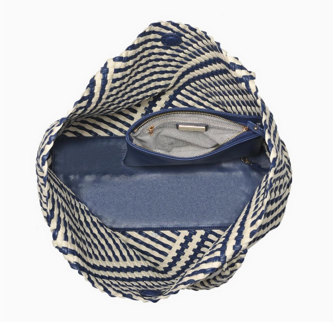 Solana Tote Navy/Ivory