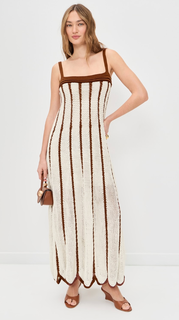 Cacao Knit Maxi Dress
