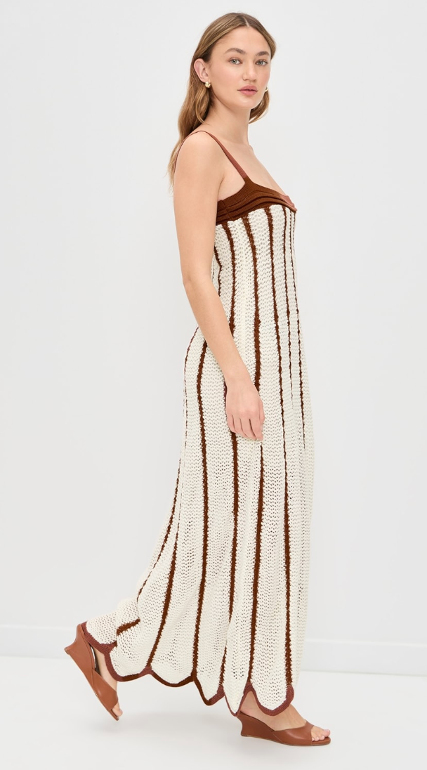 Cacao Knit Maxi Dress