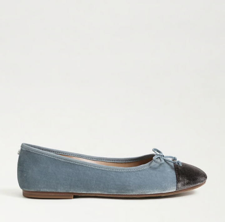 Alie Cap Toe Ballet Flat Azure Blue