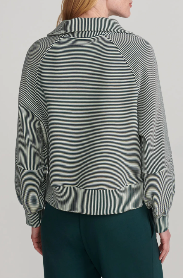 Milano Half Zip Sweat 2.0 Ponderosa Pine / Pristine