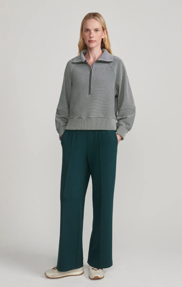 Milano Half Zip Sweat 2.0 Ponderosa Pine / Pristine