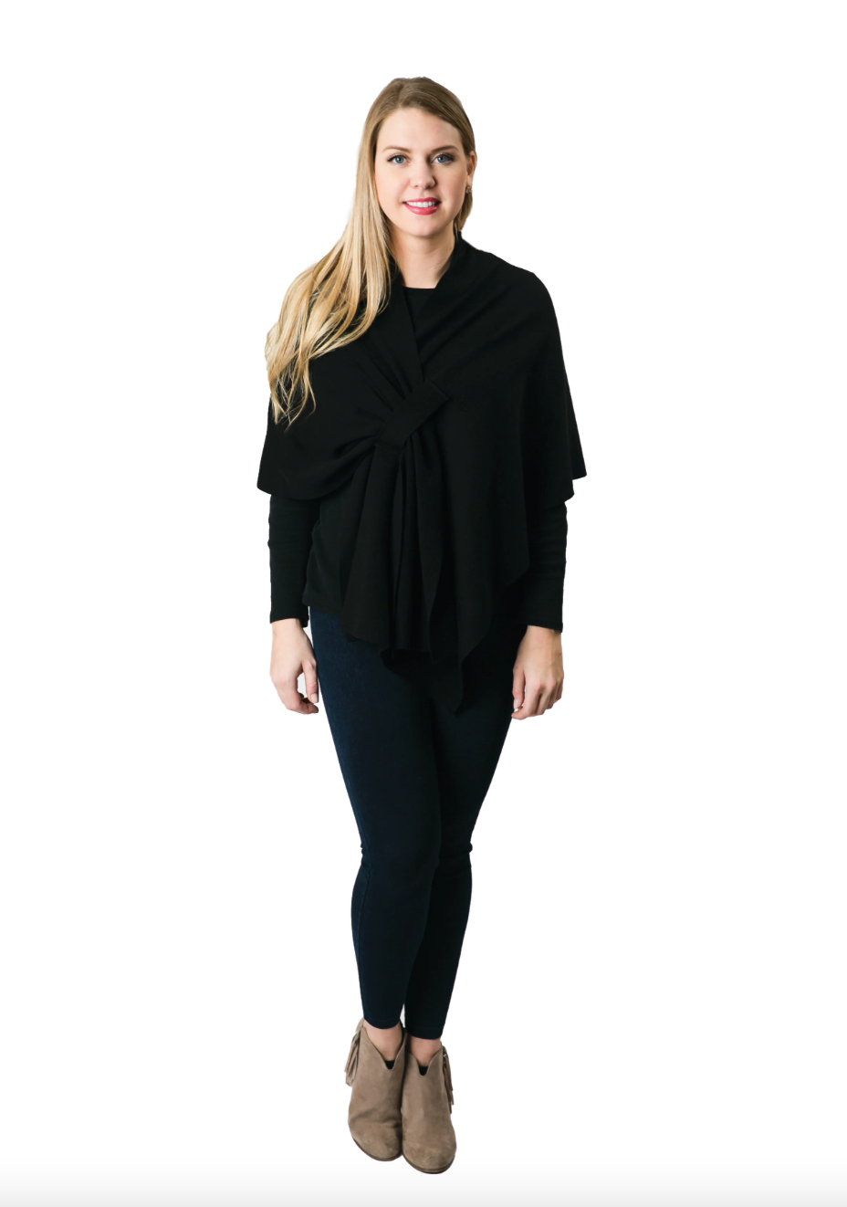 Katie Keyhole Wrap Black