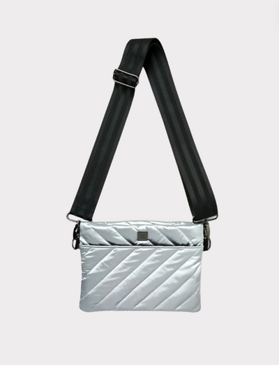 Diagonal Bum Bag 2.0 Pearl Silver