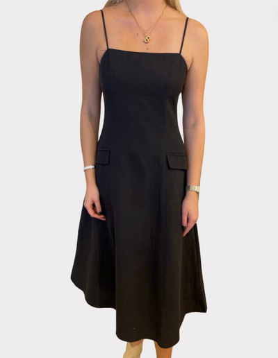 Penelope Midi Dress Black