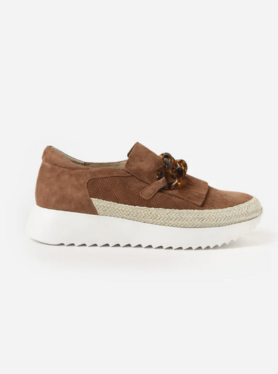 Qerene Sneaker Cuoio Suede