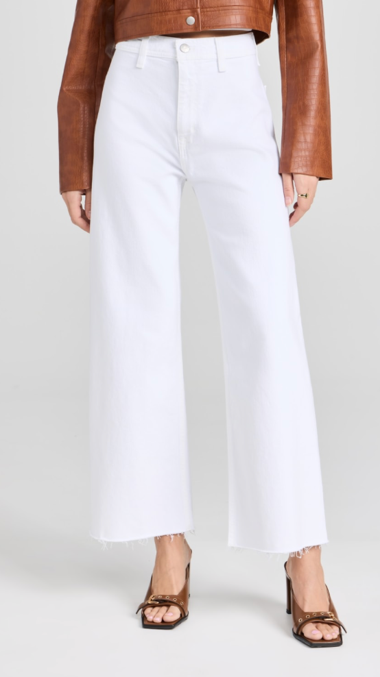 Penny High Rise Wide Leg Crop Blizzard