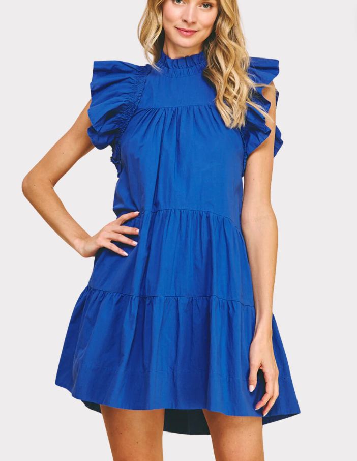 Karlie Mini Dress Blue