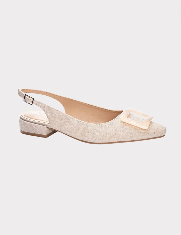 Sweetie Linen Slingback