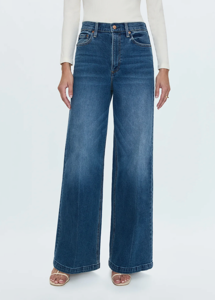 Lana High Waisted Wide Leg Jeans Cider