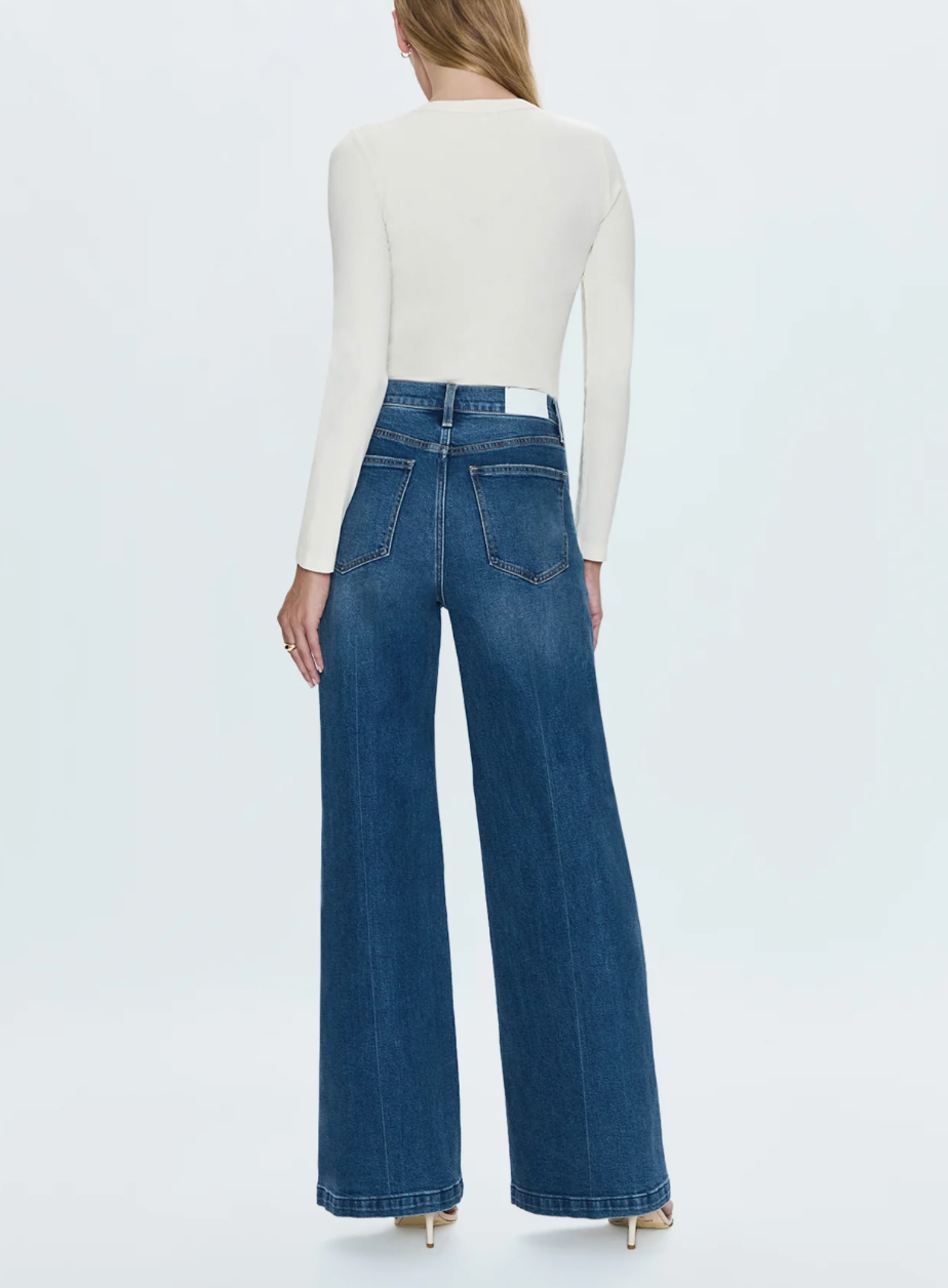 Lana High Waisted Wide Leg Jeans Cider