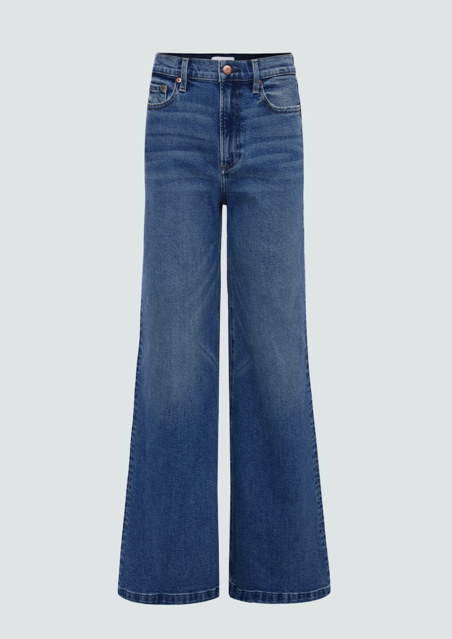 Lana High Waisted Wide Leg Jeans Cider