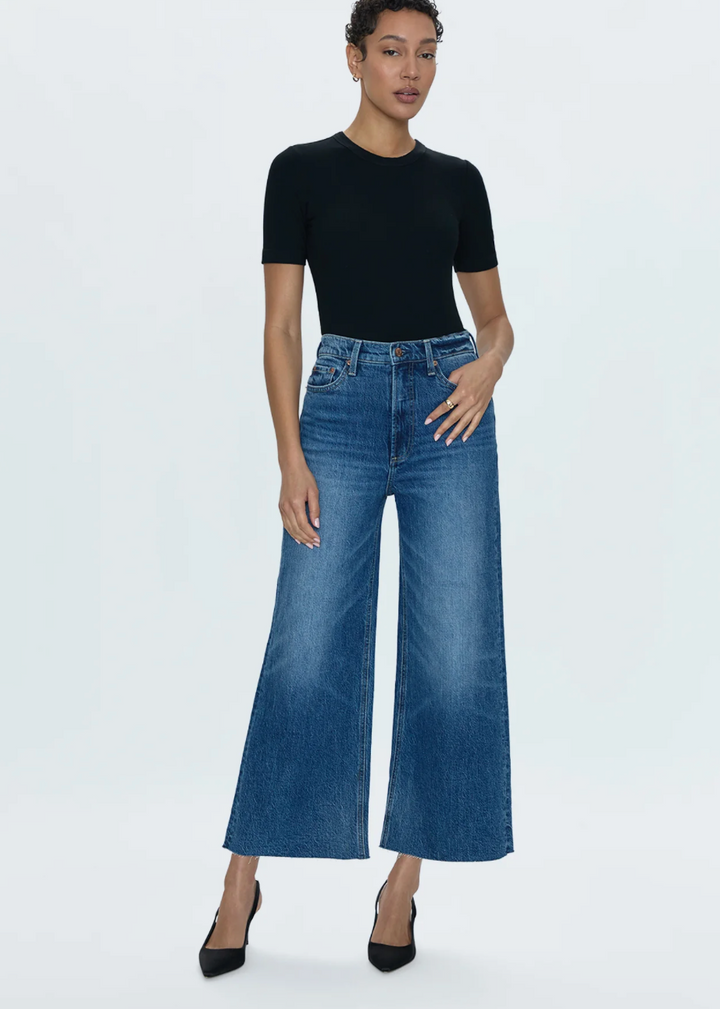 Lana Crop Denim Pants Palladium