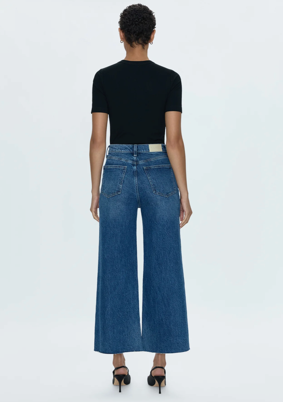 Lana Crop Denim Pants Palladium