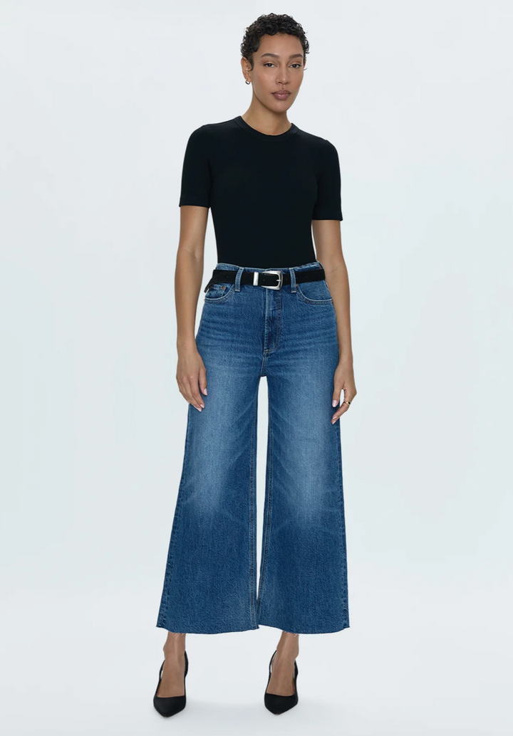 Lana Crop Denim Pants Palladium