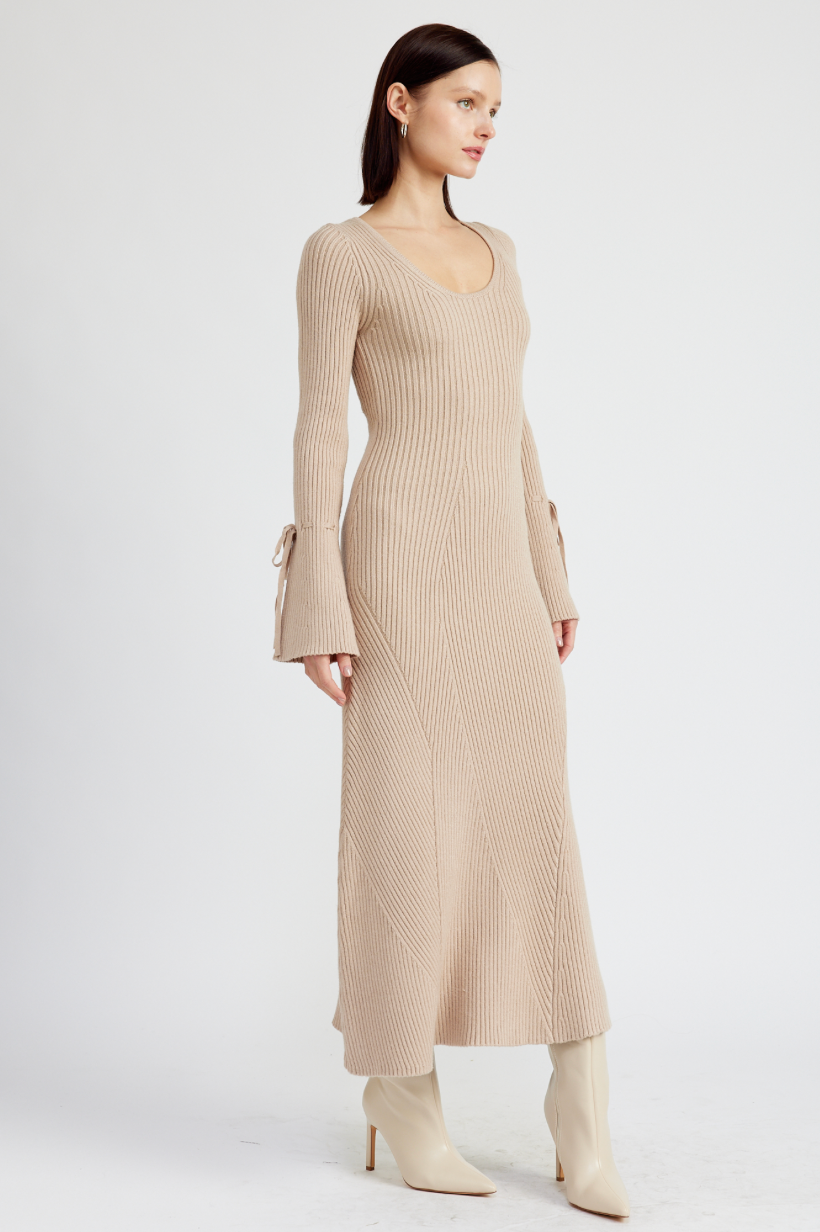 Elaine Ribbed Midi Dress