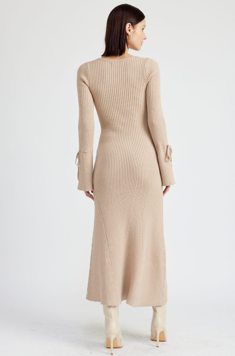 Elaine Ribbed Midi Dress