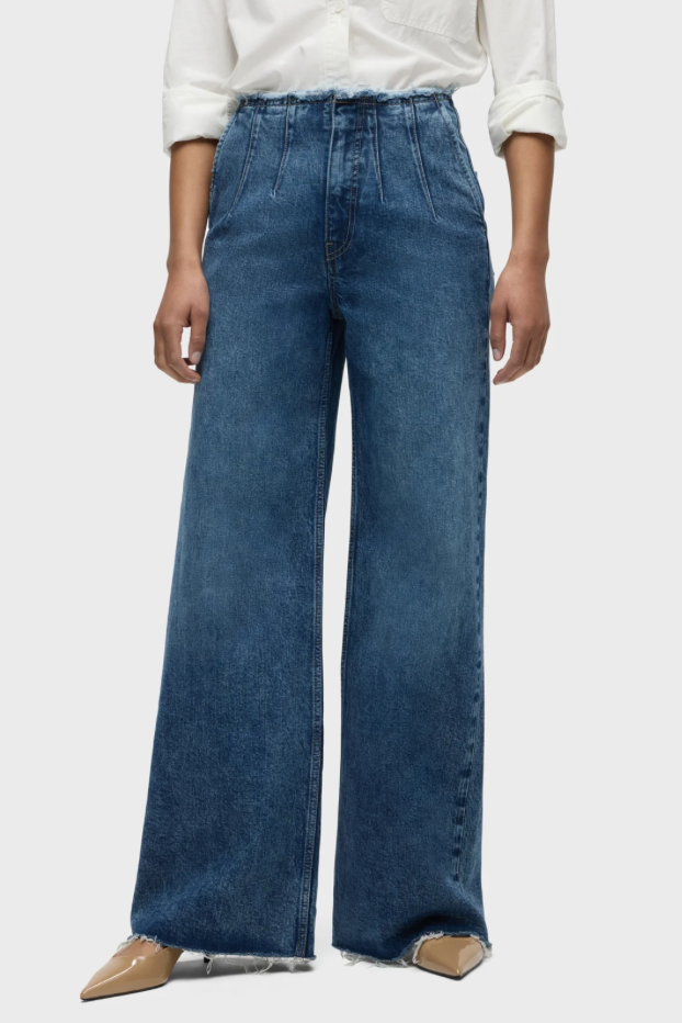 James High Rise Darted Wide Leg