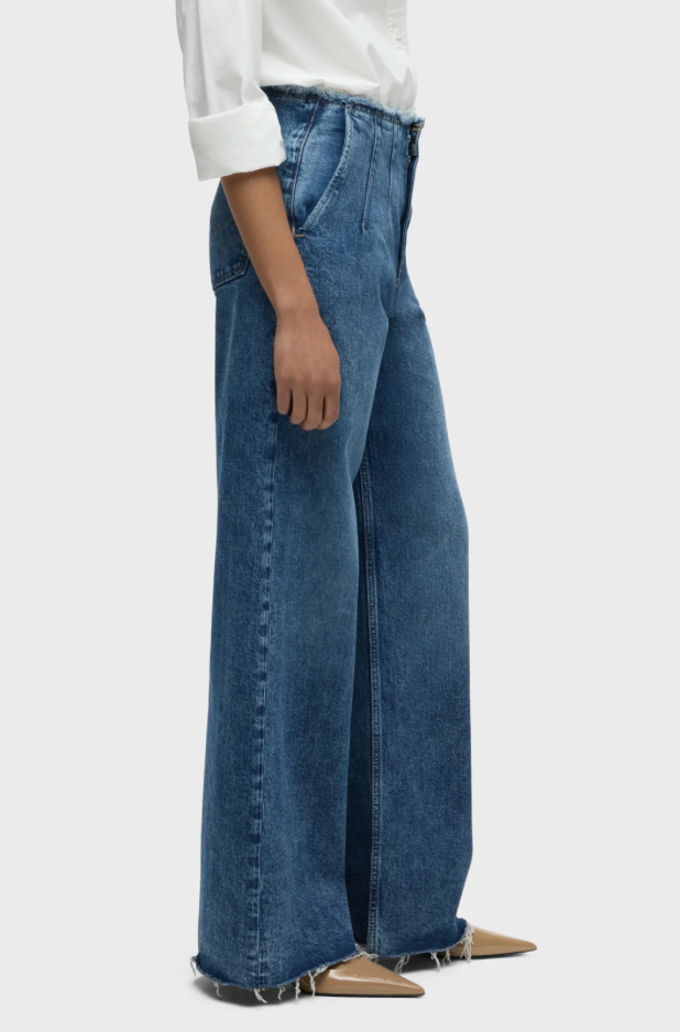 James High Rise Darted Wide Leg