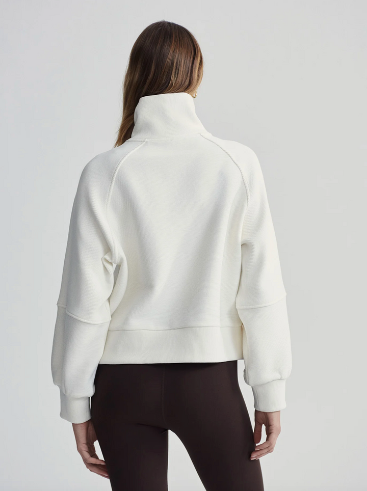 Milano Half Zip Sweat Ivory