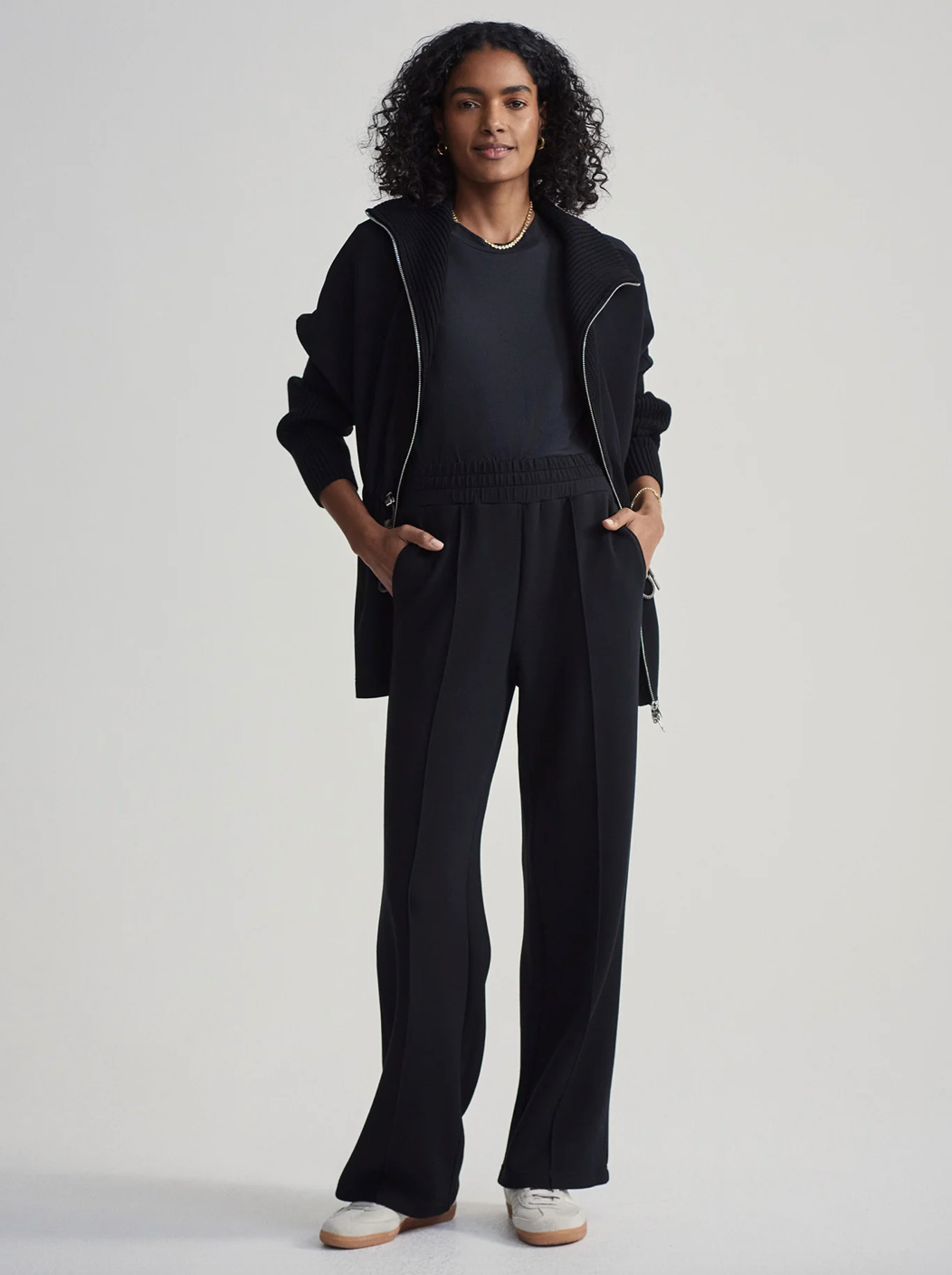 The Wide Leg Pant 28 Black