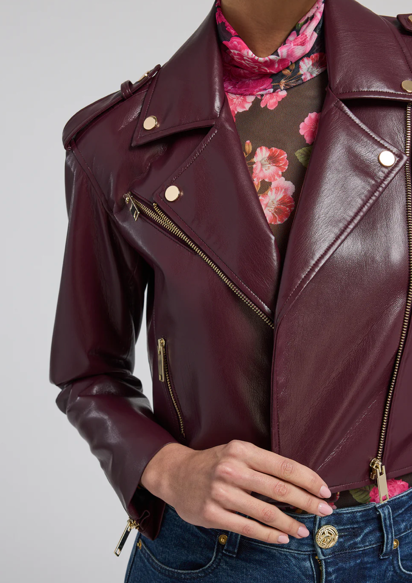 Cosita Vegan Leather Moto Jacket