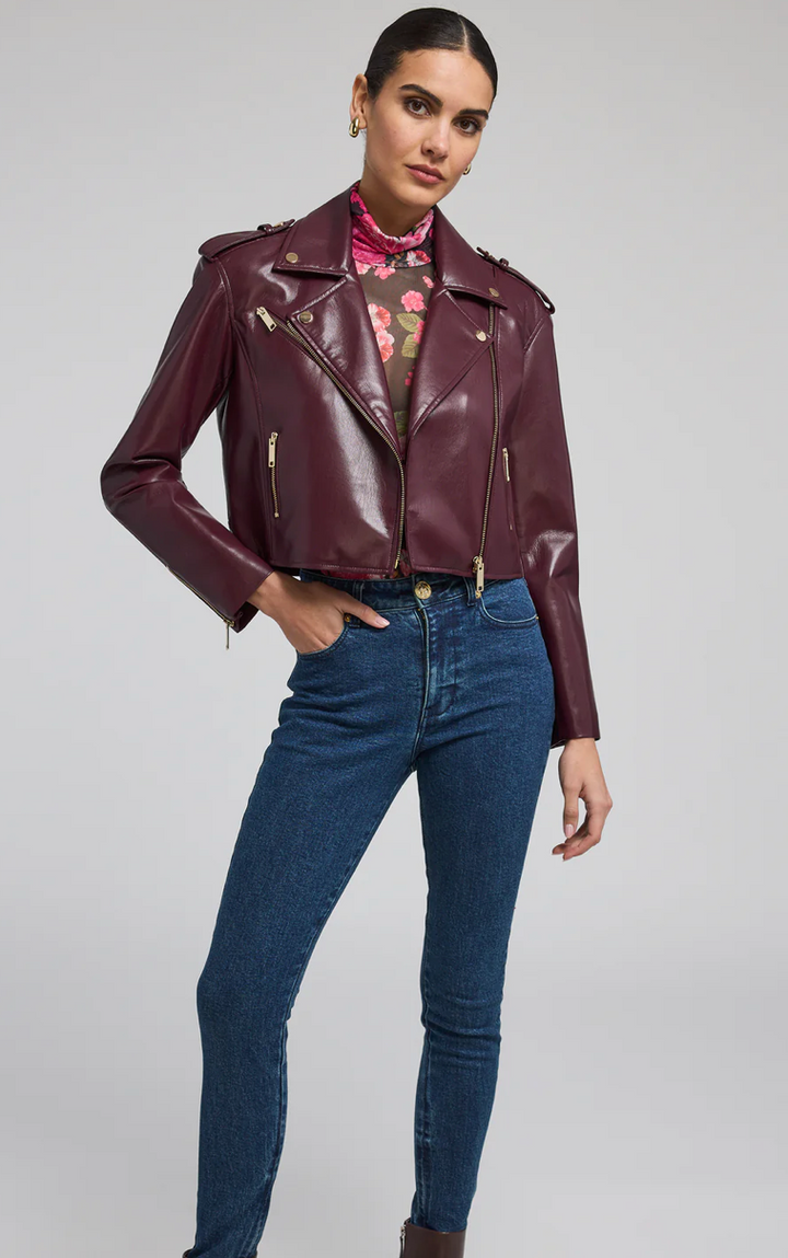 Cosita Vegan Leather Moto Jacket