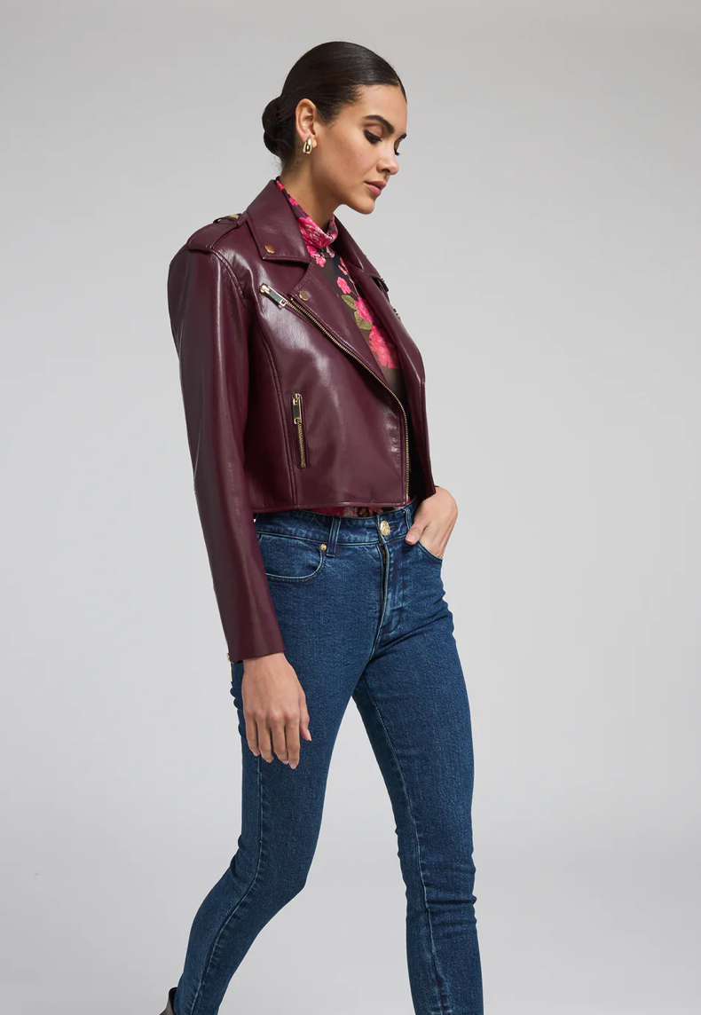 Cosita Vegan Leather Moto Jacket